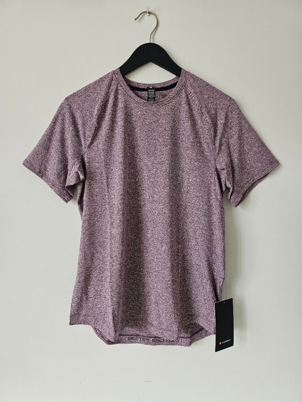 NWT LULULEMON HPUM Plum Purple License To Train SS T-Shirt Top Men's Small